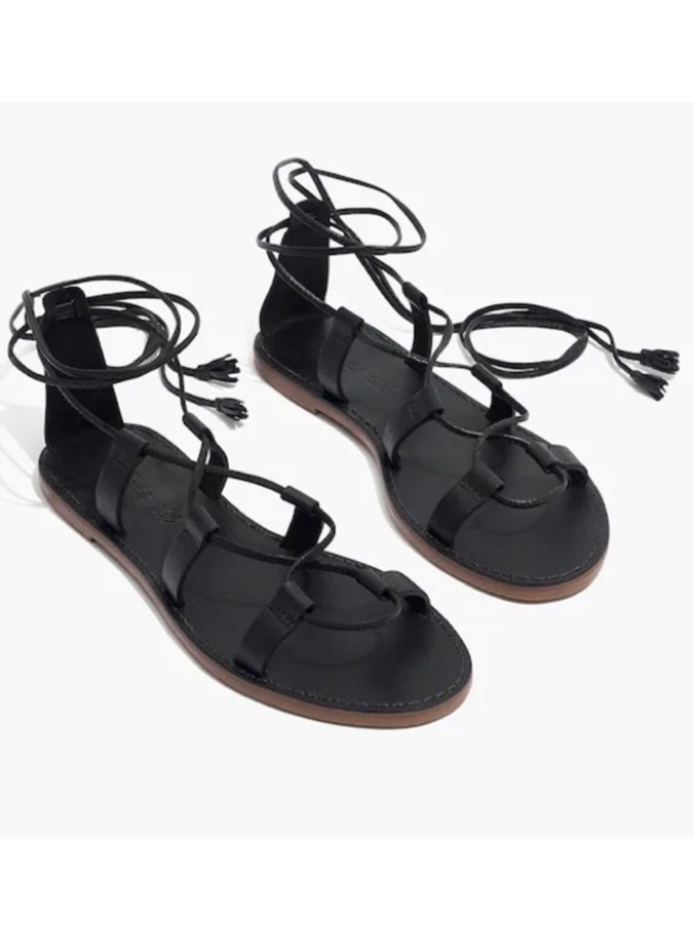 Madewell The Boardwalk Lace Up Gladiator Sandal